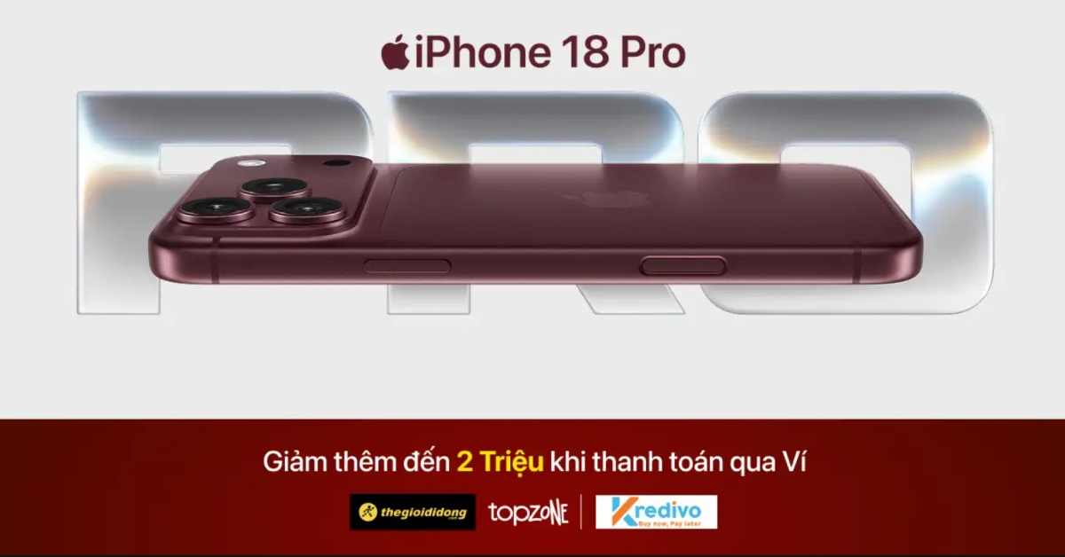 Ưu đ&atilde;i giảm đến 2 triệu đồng khi thanh to&aacute;n bằng v&iacute; Kredivo.