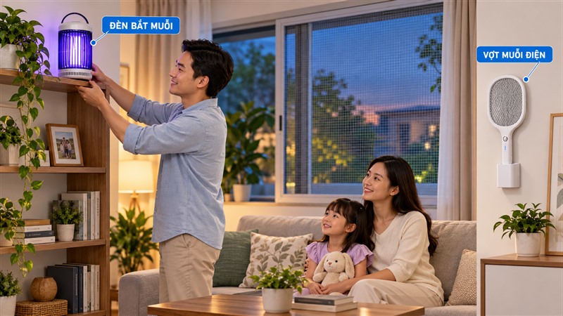 Lưu ý lựa chọn và sử dụng thiết bị bắt muỗi