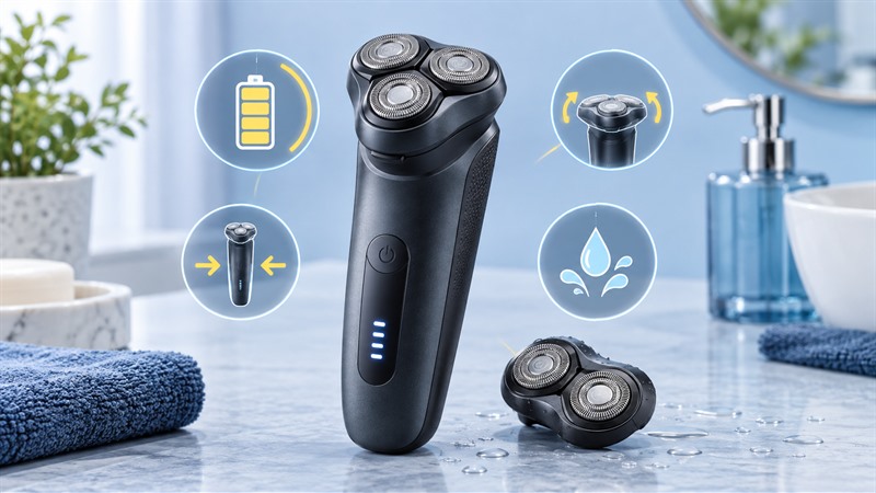 Đặc điểm nổi bật máy cạo râu Enchen Đặc điểm nổi bật máy cạo râu Enchen