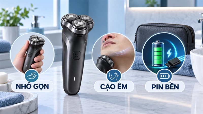 Máy cạo râu Enchen - tiện lợi, hiệu quả