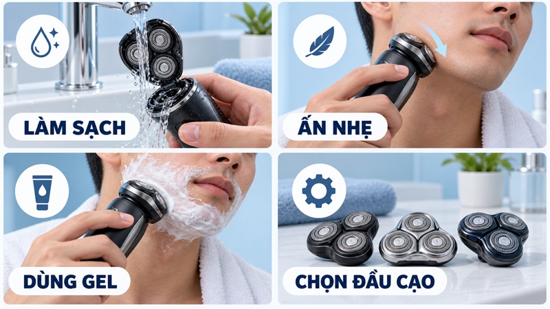 Lời khuyên cạo râu tốt nhất