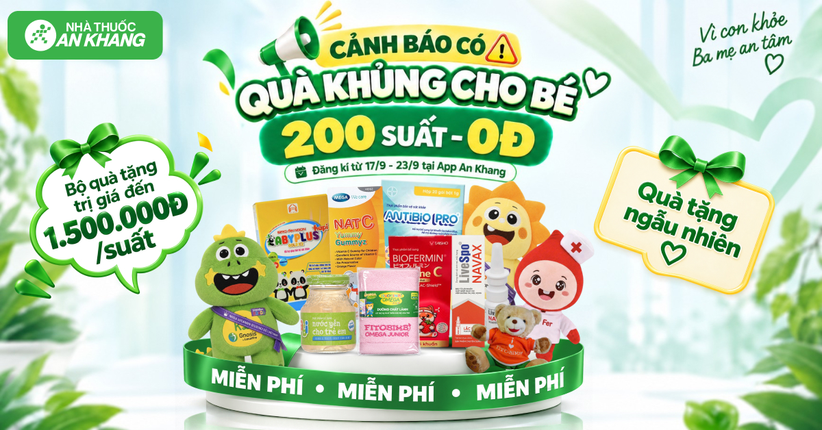 Bộ quà tăng đề kháng trị giá 1.500.000đ Bộ quà tăng đề kháng trị giá 1.500.000đ