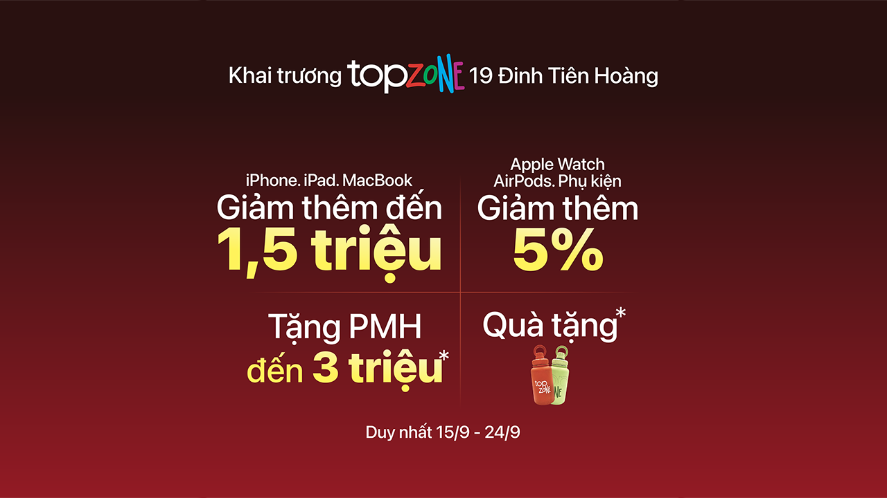 Khai Trương Topzone 19 Đinh Tiên Hoàng: Cơ Hội Sở Hữu Iphone, Ipad Và Macbook Với Mức Giá Siêu Hời