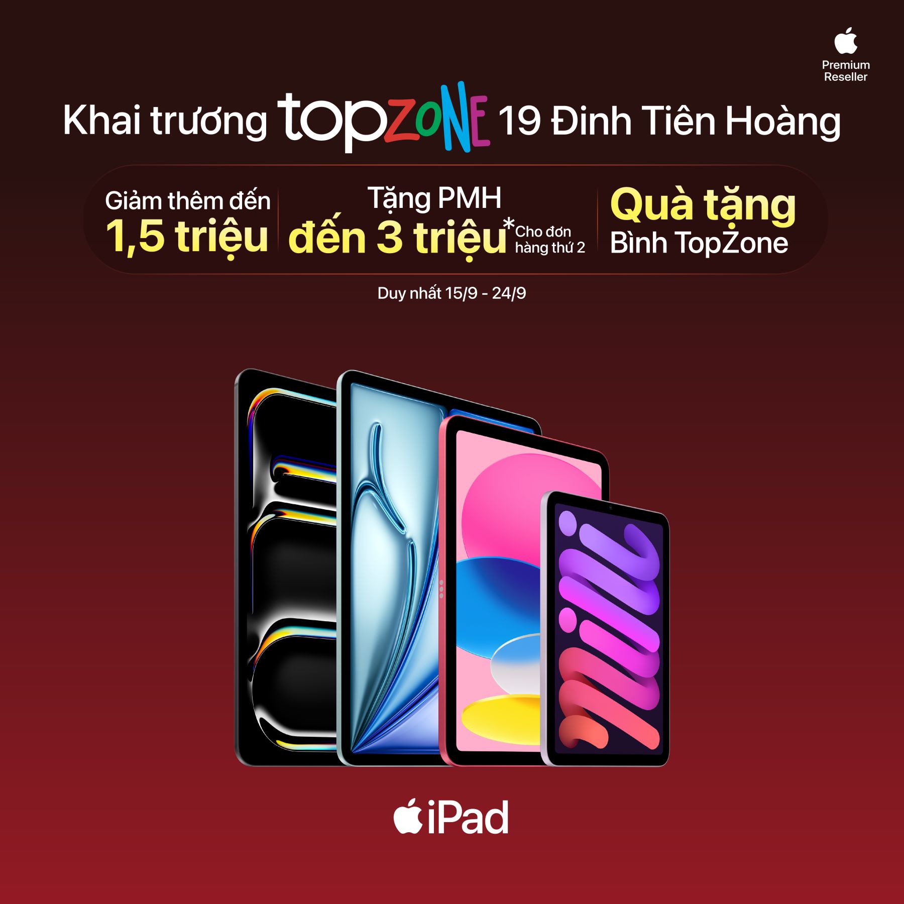 Khai Trương Topzone 19 Đinh Tiên Hoàng: Cơ Hội Sở Hữu Iphone, Ipad Và Macbook Với Mức Giá Siêu Hời