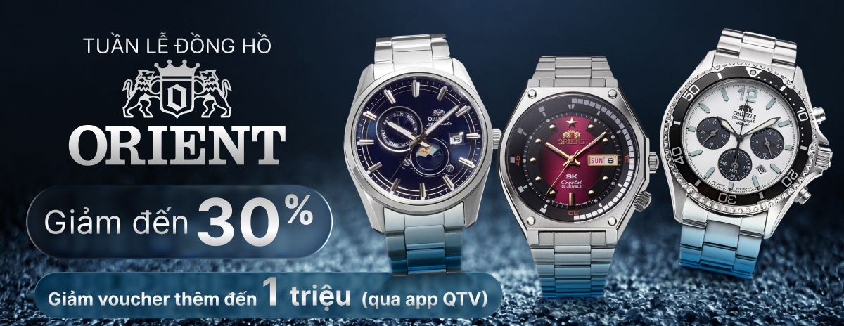 Tuần Lễ Đồng Hồ Orient, Giảm Đến 30%, Tặng Mã Giảm Đến 1 Triệu