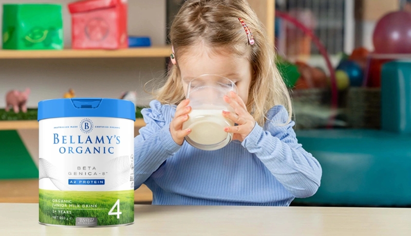 Sữa Bellamy’s Organic cung cấp những dưỡng chất thiết yếu hỗ trợ sự phát triển của bé. Sữa Bellamy’s Organic cung cấp những dưỡng chất thiết yếu hỗ trợ sự phát triển của bé.