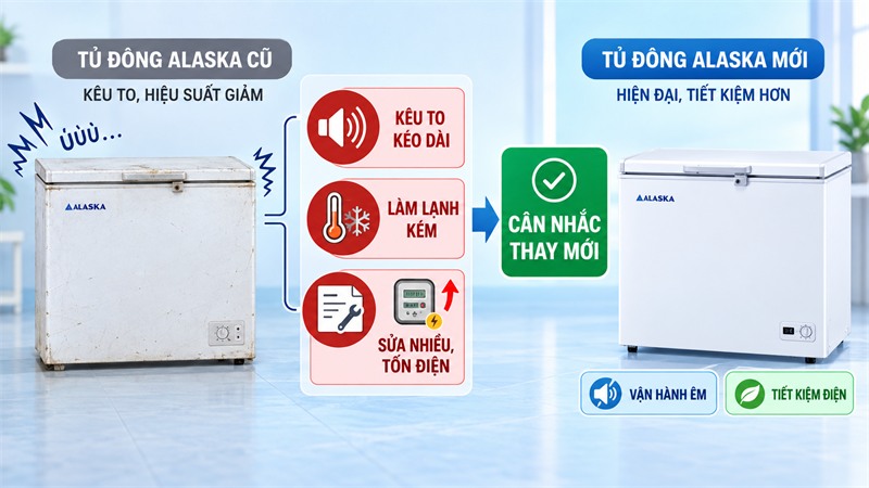 Khi nào nên thay tủ đông mới