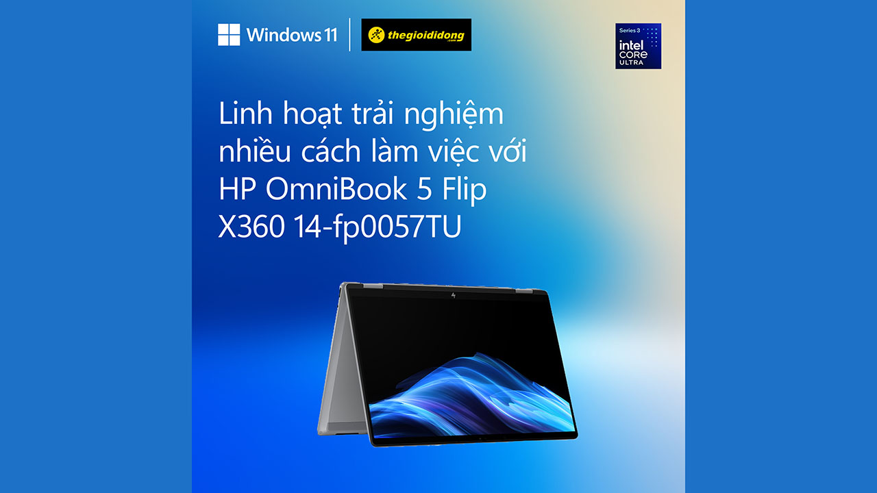 Hp Omnibook 5 Flip 14 Fp0057Tu: Laptop Gập 360 Độ