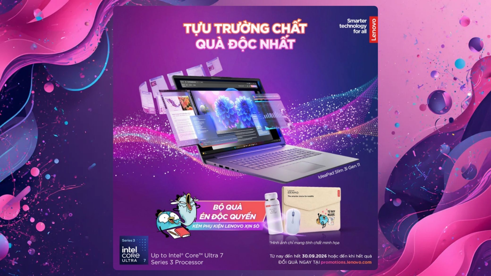 Tự Trường Chất, Quà Độc Nhất: Mua Laptop Lenovo Nhận Chuột Bluetooth Giá Trị