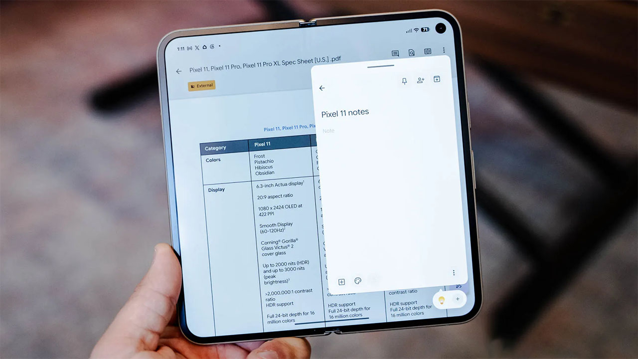 Trên Tay Google Pixel 11 Pro Fold