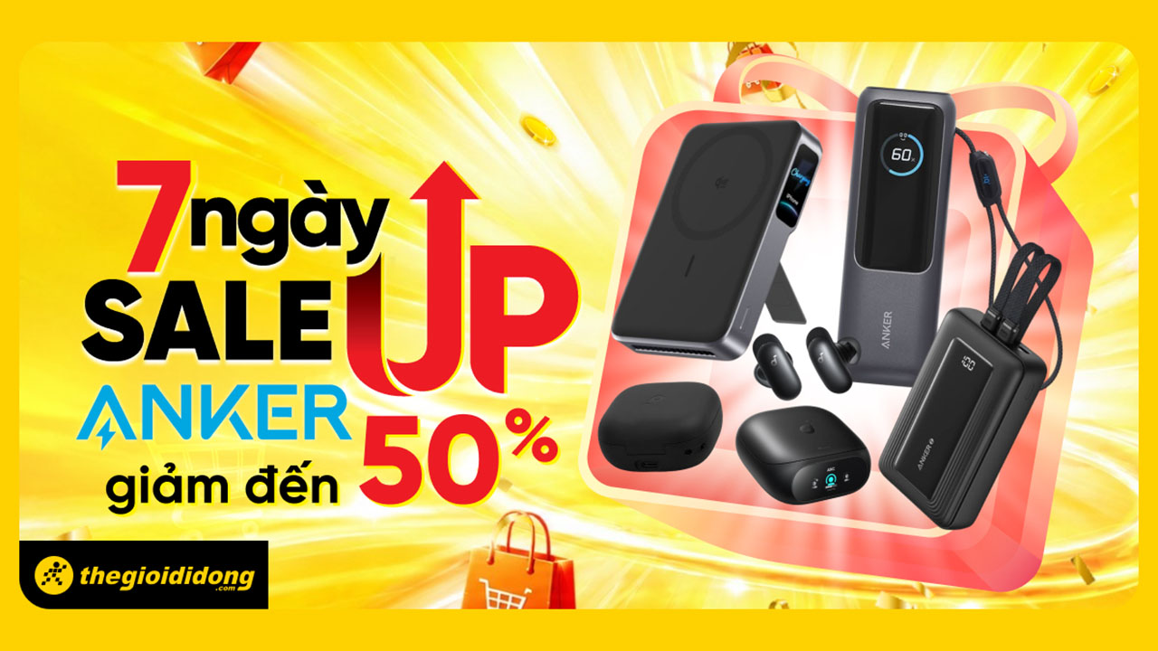 [7 Ngày Sale Up] Hàng Loạt Sản Phẩm Giảm Đến 50% Tại Thế Giới Di Động