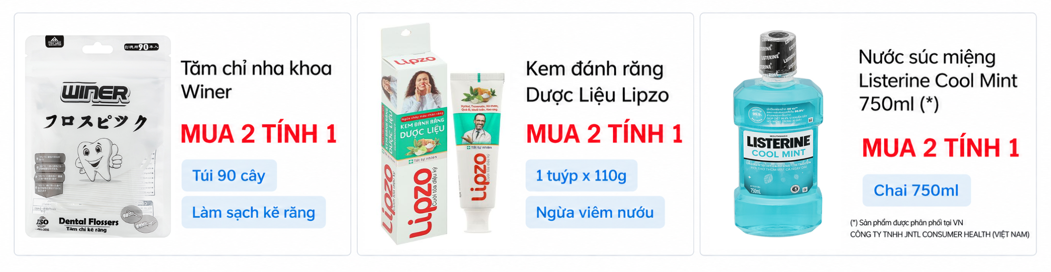 Sản phẩm mua 2 tính 1