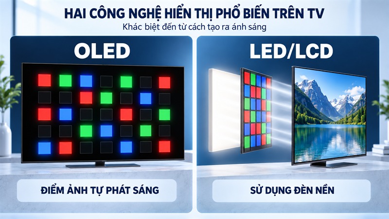 Nguyên lý OLED và LED LCD Nguyên lý OLED và LED LCD