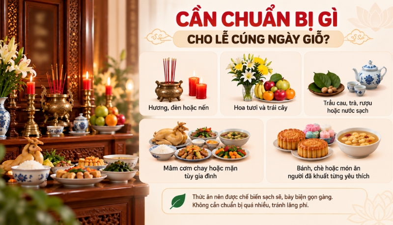 Lưu ý khi chuẩn bị cho lễ cúng ngày giỗ Lưu ý khi chuẩn bị cho lễ cúng ngày giỗ