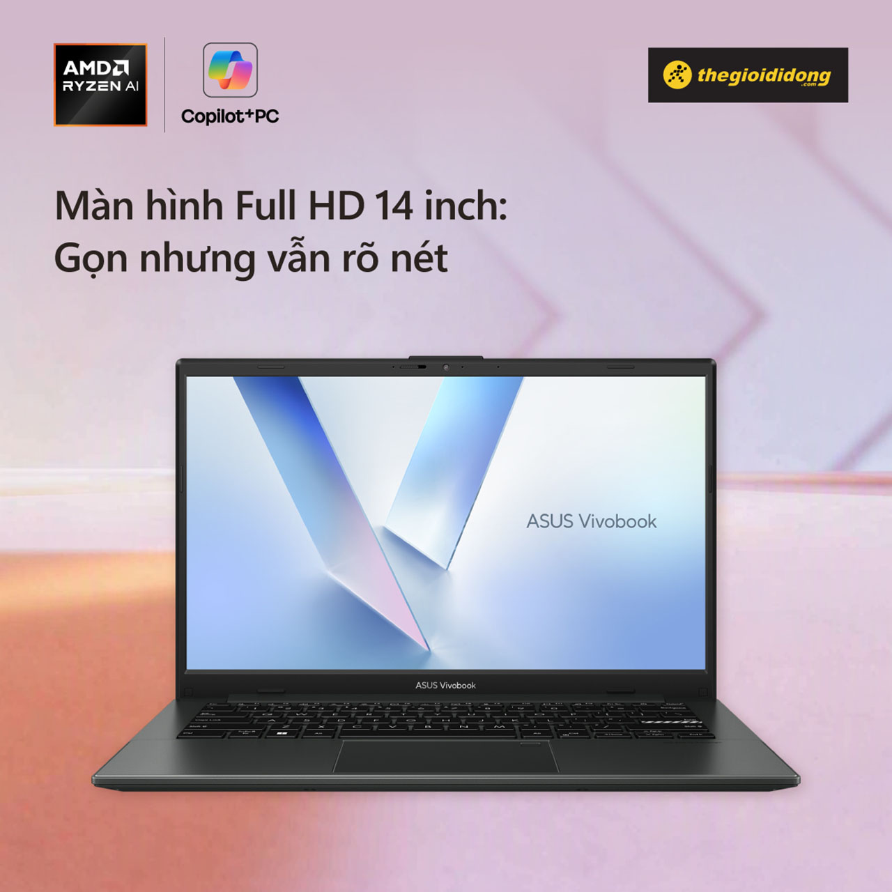 Asus Vivobook Go 14 E1404Fa-Eb012W: Laptop Windows 11 Gọn Nhẹ