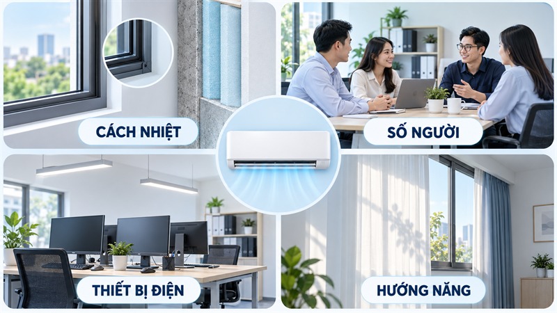 Yếu tố ảnh hưởng lựa chọn máy lạnh