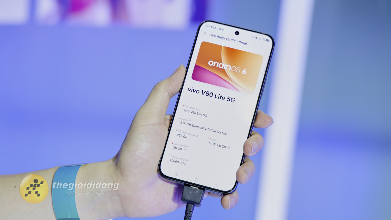 Trên Tay Vivo V80 Lite 5G