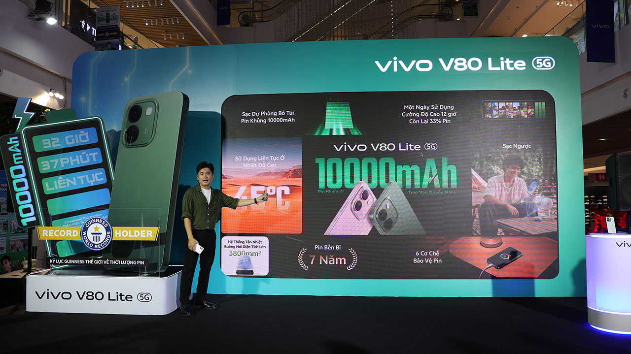 Sự Kiện Ra Mắt Vivo V80 Lite 5G