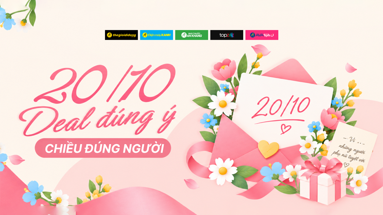 Deal Đúng Ý - Chiều Đúng Người: Nhận Ngay Quà Tặng 20/10 Trên App Quà Tặng Vip