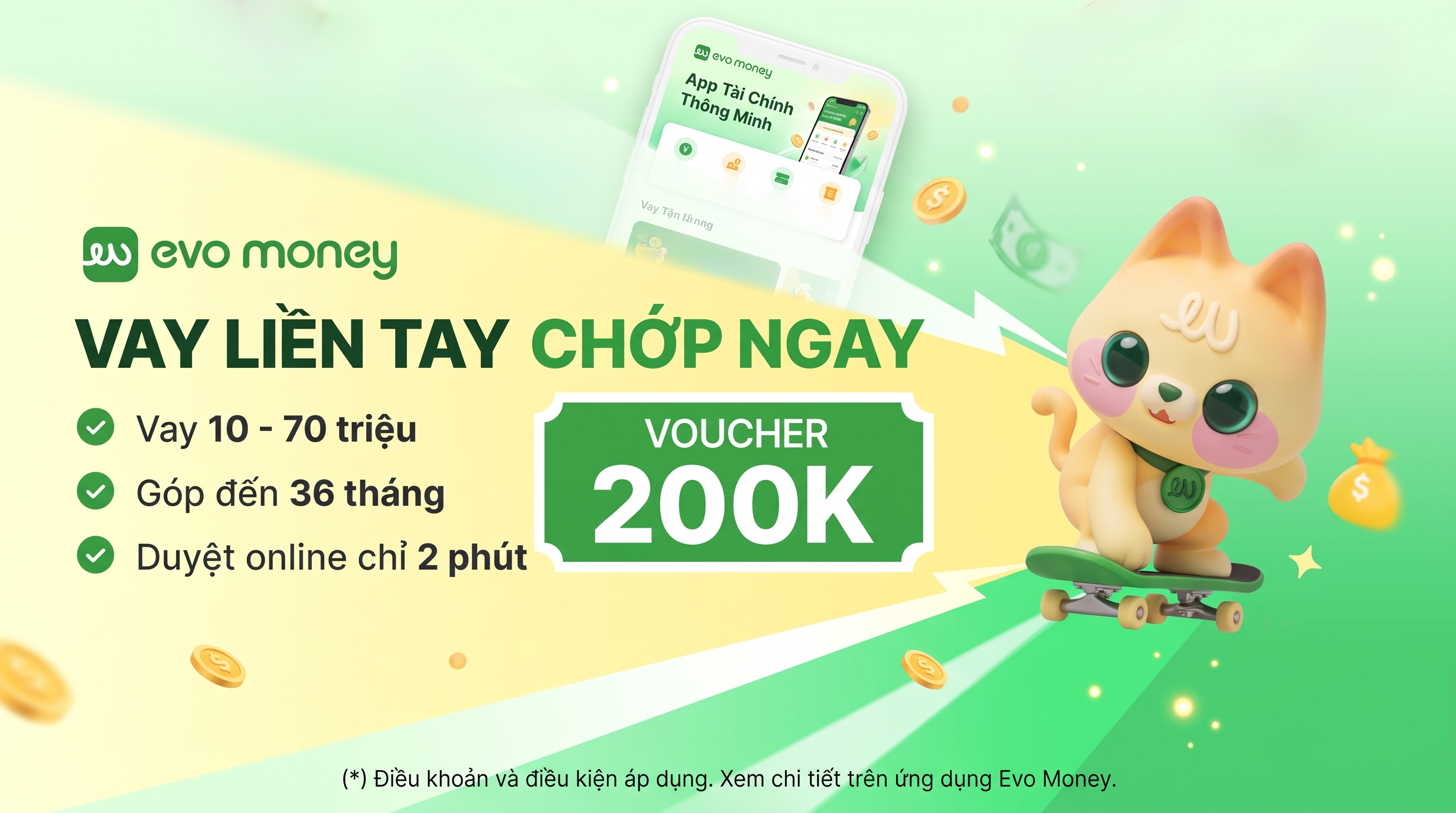 Vay Tiền Mặt Evo Money Trên Quà Tặng Vip: Nhận Ngay Voucher 200.000Đ Mua Sắm