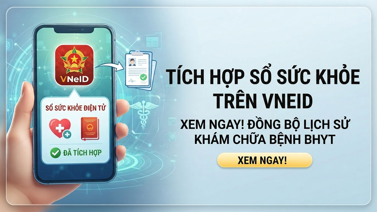 Cách Tích Hợp Sổ Sức Khỏe Điện Tử Trên Vneid