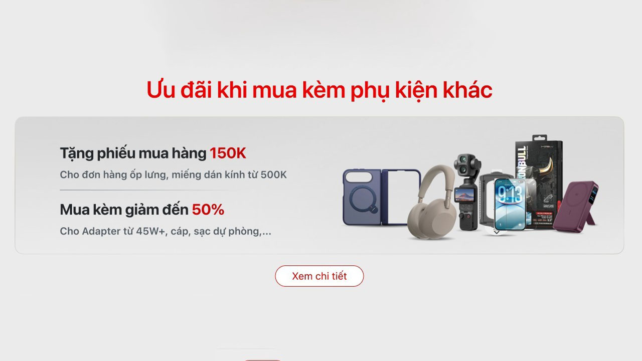 Phụ Kiện Mua Kèm Iphone Duo: Tặng Pmh Đến 150K, Nhiều Phụ Kiện, Đồng Hồ Giảm Đến 50%