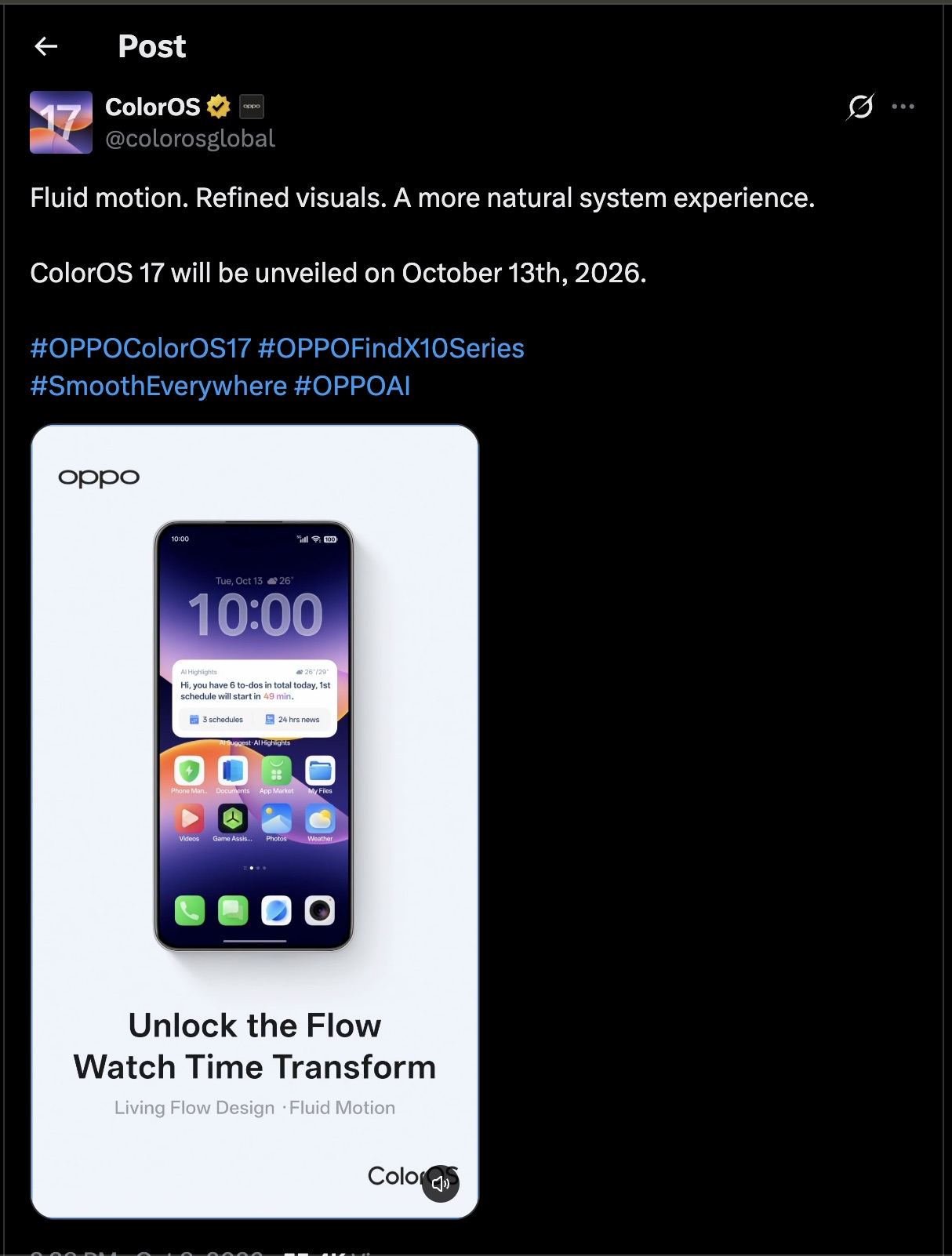 Coloros 17 Tập Trung Cải Thiện Hiệu Ứng Chuyển Động Và Khả Năng Tương Tác Trên Giao Diện.
