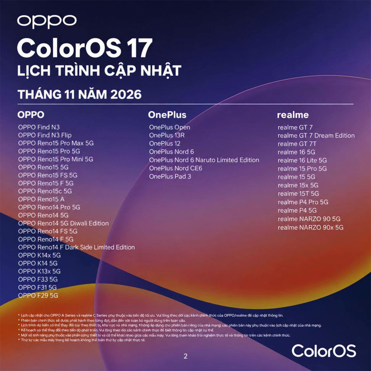 Coloros 17 Sẽ Được Phát Hành Toàn Cầu Vào Tuần Tới