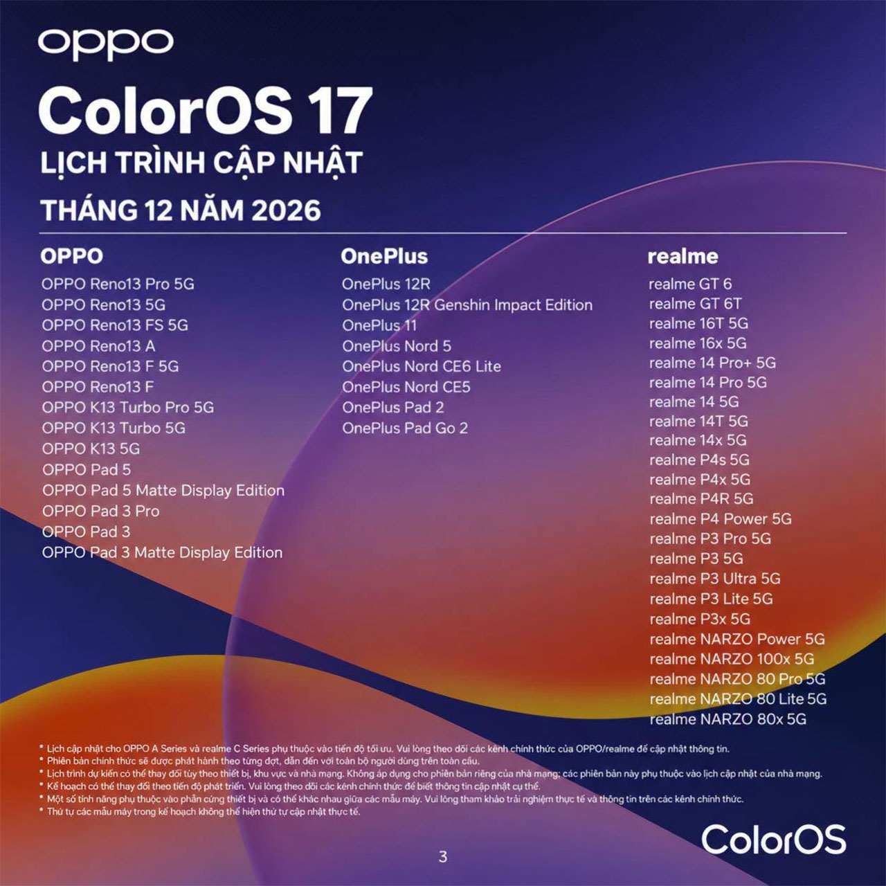 Coloros 17 Sẽ Được Phát Hành Toàn Cầu Vào Tuần Tới