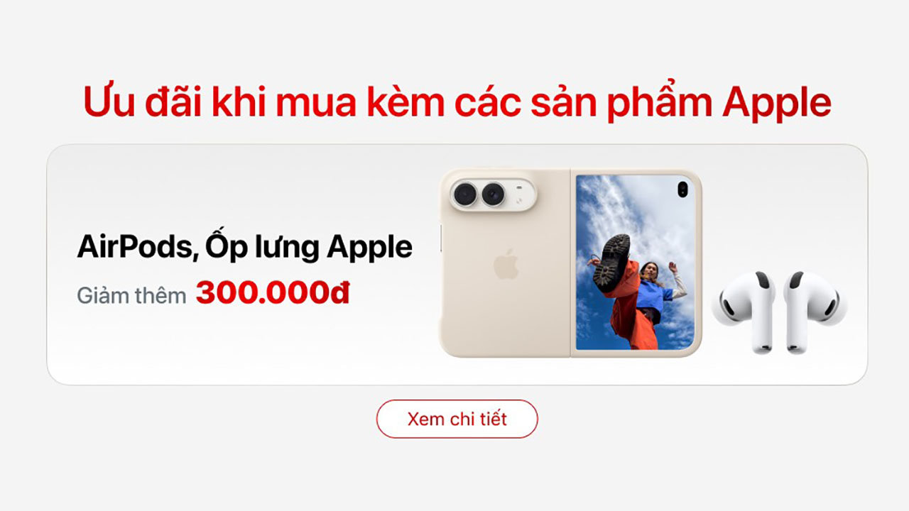 Giảm Thêm Đến 300K Để Mua Airpods Và Ốp Lưng Apple Khi Mua Kèm Iphone Duo