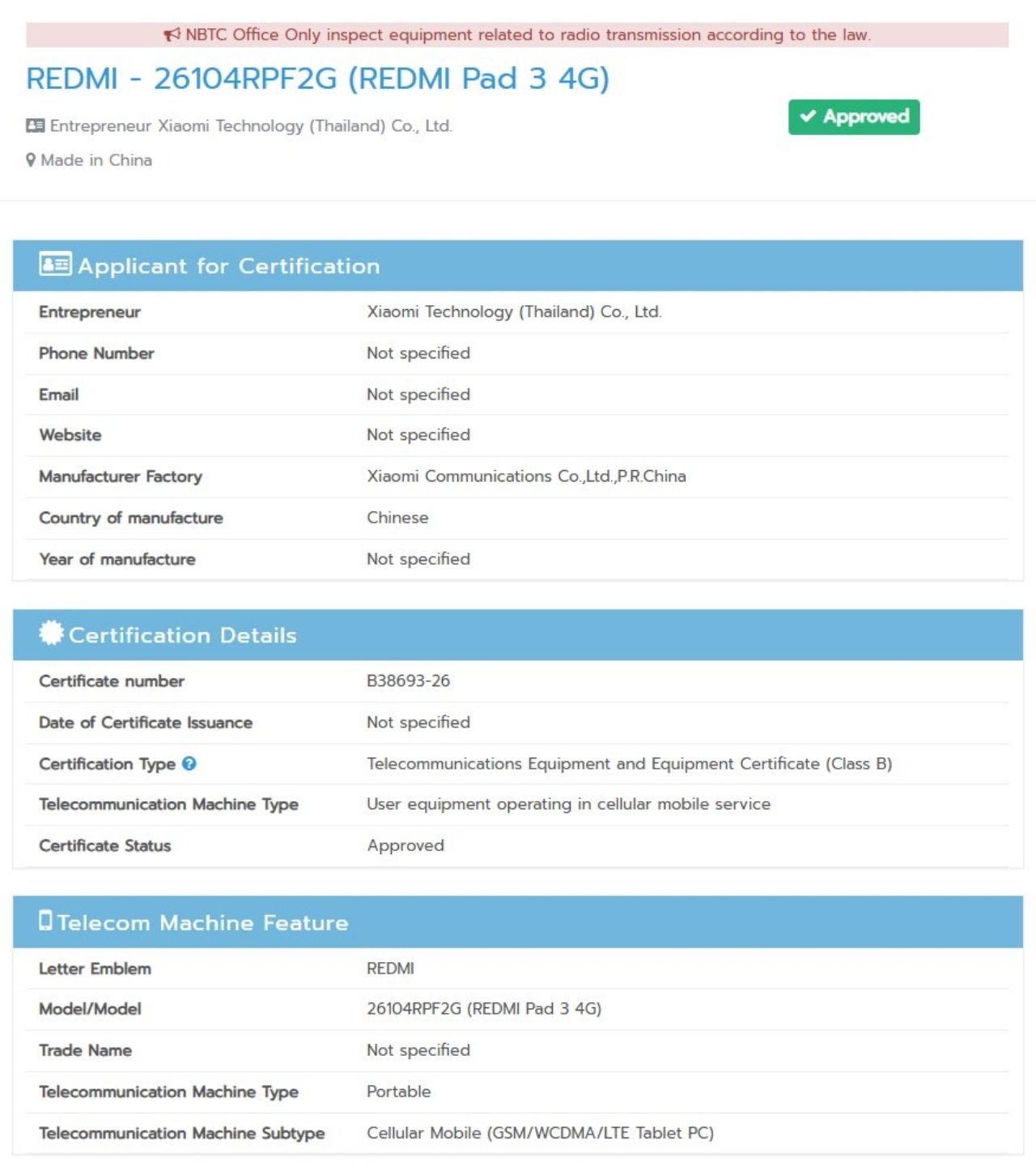 Redmi Pad 3