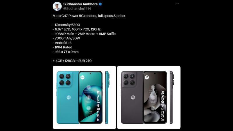 Moto G47 Power Leak