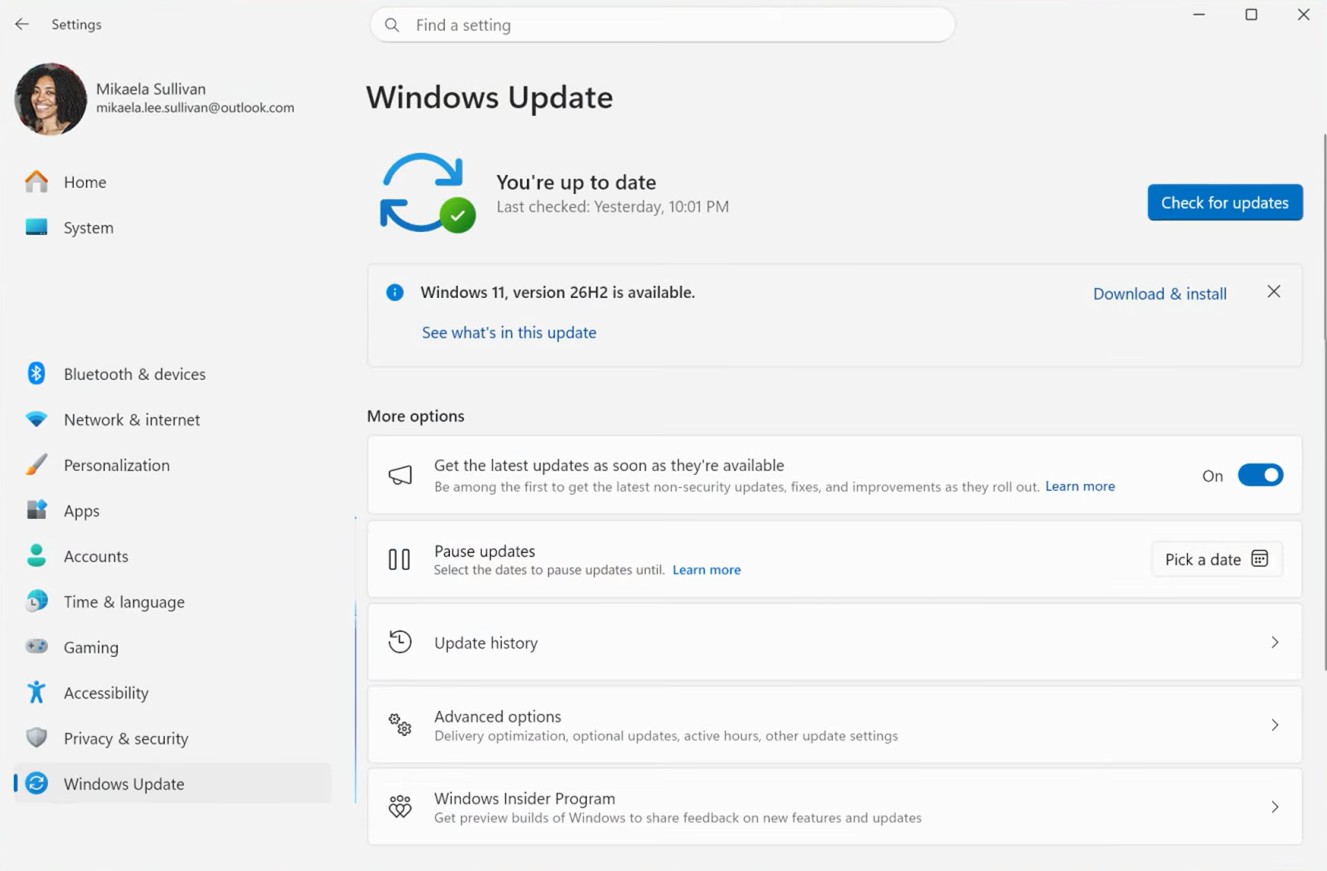 Windows 11 New Update