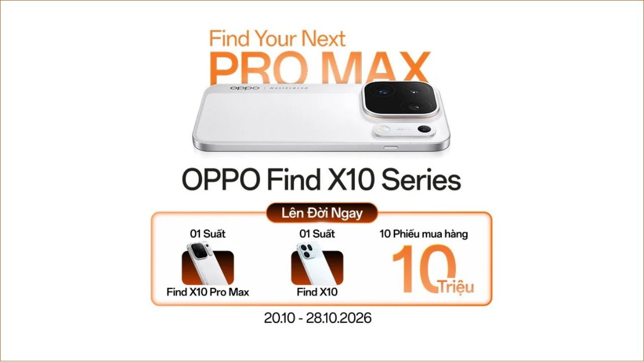 Minigame Find Your Next Pro Max: Đổi Máy Cũ Lên Đời Oppo Find X10 Series Cực Hot