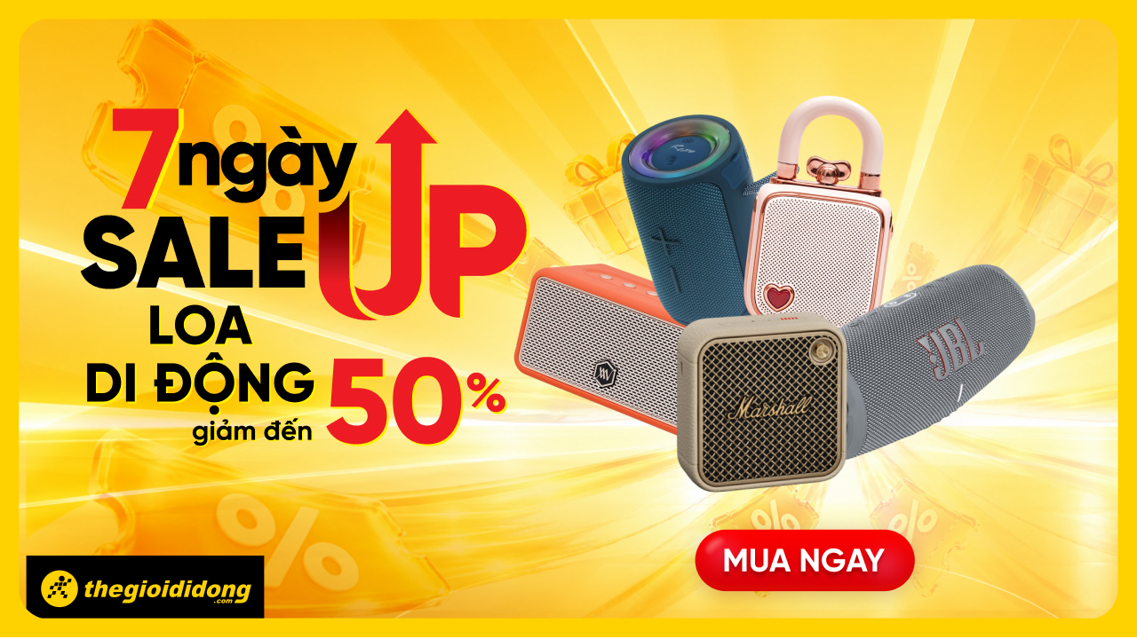 7 Ngày Sale Up Loa Bluetooth Tại Tgdđ: Giảm Sốc Đến 50%, Bật Nhạc Cực Đã