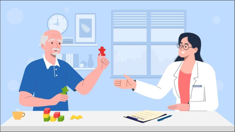 Trị liệu nghề nghiệp (Occupational Therapy) giúp người bệnh học cách hoạt động hàng ngày Trị liệu nghề nghiệp (Occupational Therapy) giúp người bệnh học cách hoạt động hàng ngày