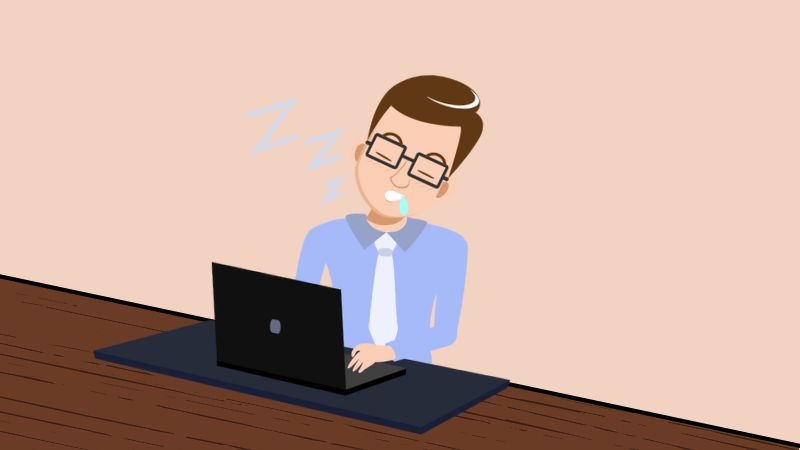 Người bệnh mắc chứng ngủ rủ có thể ngủ đột ngột kể cả khi đang làm việc Người bệnh mắc chứng ngủ rủ có thể ngủ đột ngột kể cả khi đang làm việc