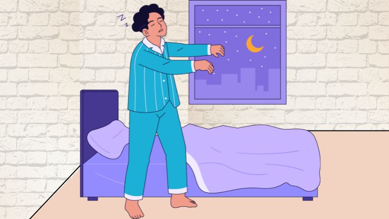 Người bệnh có thể đi lại, nói chuyện trong khi ngủ mặc dù không có nhận thức Người bệnh có thể đi lại, nói chuyện trong khi ngủ mặc dù không có nhận thức