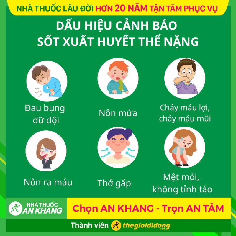 Dấu hiệu cảnh báo sốt xuất huyết thể nặng