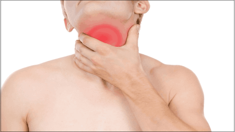 Người bệnh nấm thanh quản có thể gặp triệu chứng khó nuốt Người bệnh nấm thanh quản có thể gặp triệu chứng khó nuốt
