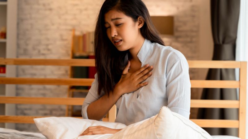 Khó thở có thể là triệu chứng của suy tim sung huyết