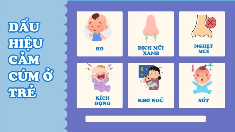 Một số triệu chứng cảm lạnh có thể gặp ở trẻ sơ sinh
