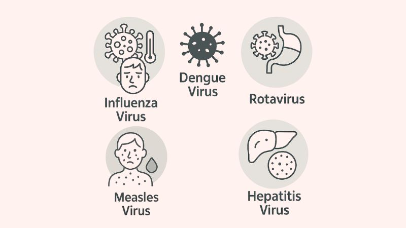 Một số loại virus gây sốt siêu vi bạn cần biết