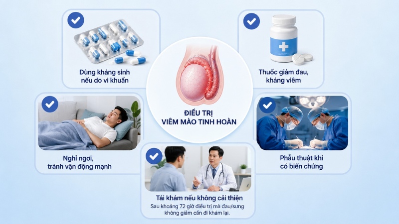 Các phương pháp điều trị viêm mào tinh hoàn bạn nên biết Các phương pháp điều trị viêm mào tinh hoàn bạn nên biết