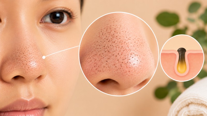 Mụn đầu đen là một dạng mụn trứng cá không viêm Mụn đầu đen là một dạng mụn trứng cá không viêm