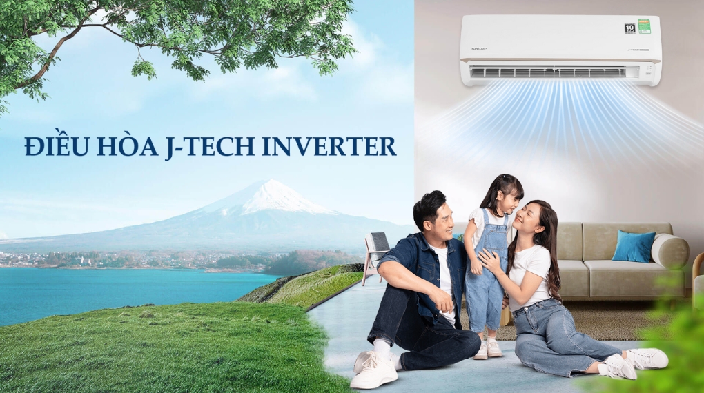 Máy lạnh Sharp Inverter bền hơn nhờ vệ sinh định kỳ