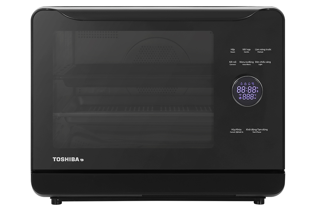 Lò nướng có hấp Toshiba MS3-STQ20SE(BK) 20 lít có dung tích 20 lít đáp ứng nhu cầu nấu nướng đa dạng của người dùng