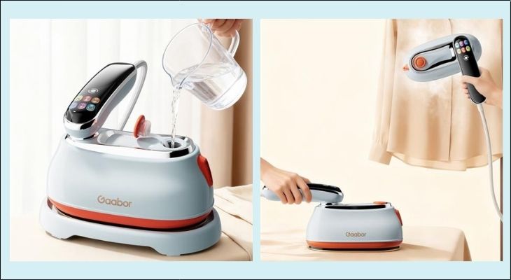 Khi cho nước vào bàn ủi, bạn nên cho từ từ và tránh tình trạng đổ quá vạch max tràn ra ngoài dễ bị cháy