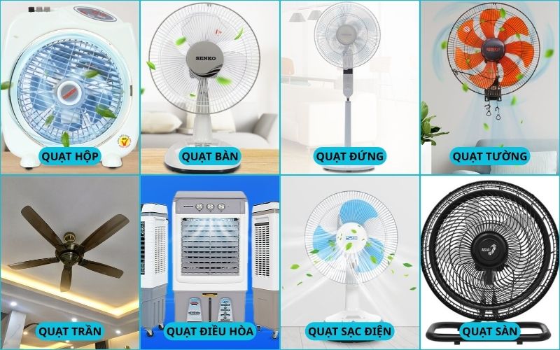 Xác định đúng loại quạt điện phù hợp với nhu cầu và không gian, để tối ưu hiệu quả làm mát