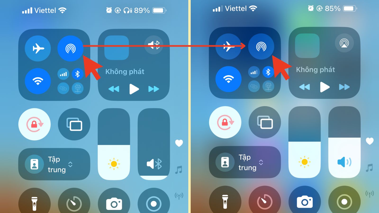 Tắt Airdrop trên iPhone